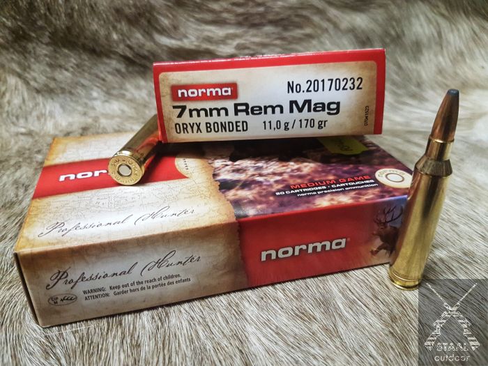 Norma 7mm Remington Magnum SP 170 grain