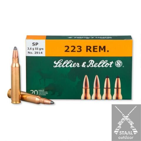 Sellier & Bellot .223 Remington SP 55 grain