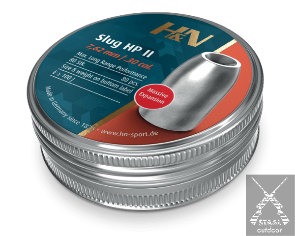 H&N Slug HP II 7,62mm (.30) 54 Grain