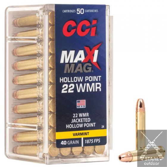 CCI Maxi-Mag JHP .22 WMR