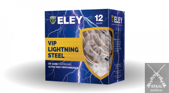 Eley VIP Lightning Steel Hagelpatronen Kaliber 12 | 36 Gram | Nummer 3/4