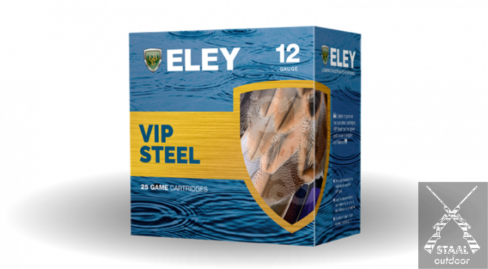 Eley VIP Steel Hagelpatronen Kaliber 12 | 32 Gram | Nummer 4/5