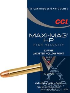 CCI Magnum HP .22 WMR