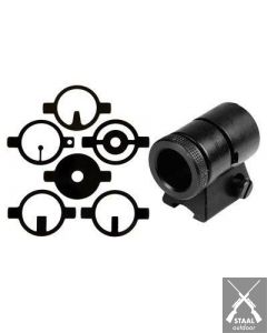 HW Front sight tunnel cpl. with inserts 9398