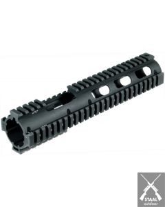 Leapers UTG Quad rail 3-delig-27,18 cm + rail guards MNT-HG416SE