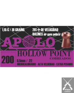 Apolo Hollow Point Copper 5,5mm