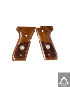 Beretta WOOD GRIPS W/MEDALLION 92/96/98