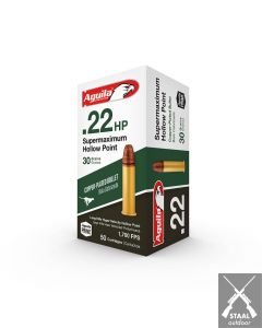 Aguila .22 LR SUPERMAXIMUM HP 30 Grains