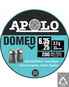 Apolo Domed 6,35mm (.25) 33 Grain