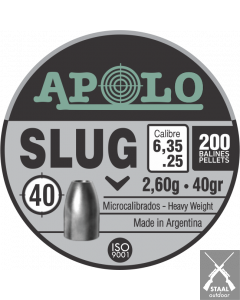 Apolo Slug 6,35mm (.25) 40 Grain