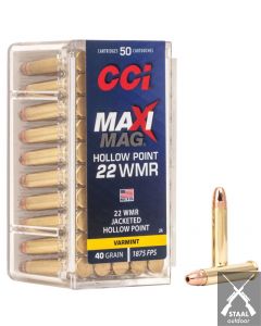 CCI Maxi-Mag JHP .22 WMR
