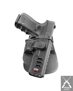 Fobus Left Hand Rotating Paddle Holster - Glock 17, 25, 45, 44, 23 & 22 (gen 1-4), 31 ,32, 34, 35