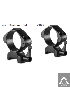 Hawke Precision Steel Ring Mounts Weaver 34 mm