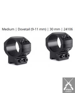 Hawke Tactical Ring Mounts Dovetail (9-11 mm) 30 mm