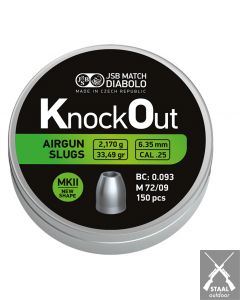 JSB Knock Out Slugs MKII 6,35mm (.25)