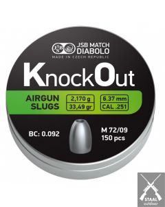 JSB Knock Out Slugs 6,37mm .251