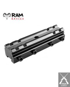 Adapter van 11mm naar 20mm rails