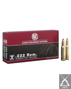RWS .222 Remington. T-Mantel Spitz 50 grain