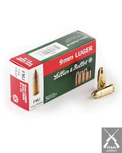 Sellier & Bellot 9mm Luger FMJ 115 grain 