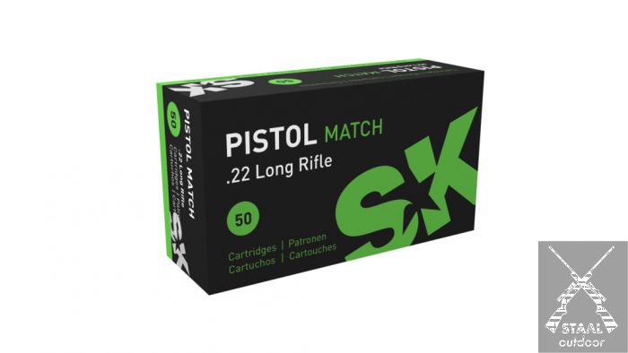SK Pistol Match .22 LR RN 40 Grain