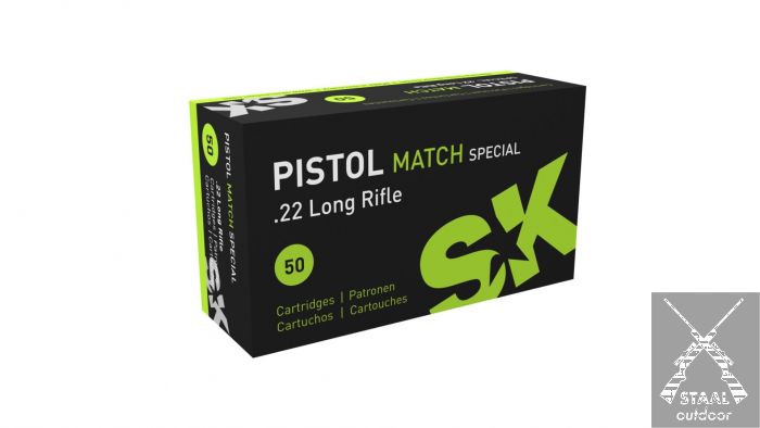 SK Pistol Match Special .22 LR RN 40 Grain