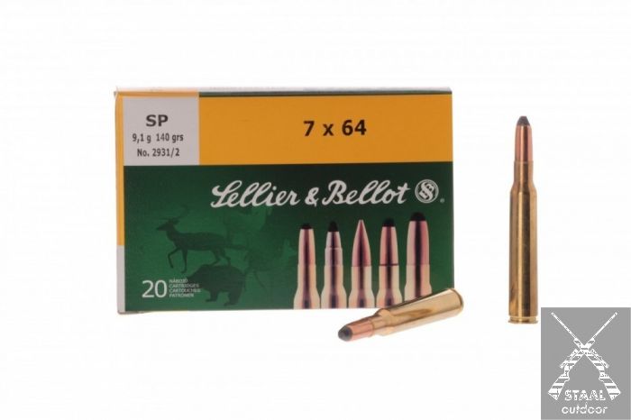 Sellier & Bellot 7x64 SP 140 grain