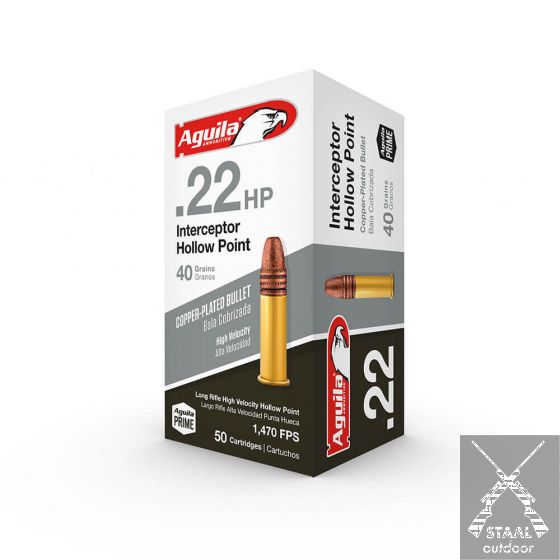 Aguila .22 LR INTERCEPTOR HP 40 Grains