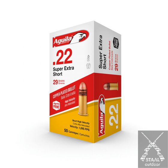 Aguila .22 Short High Velocity HP 29 Grains