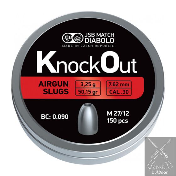 JSB Knock Out Slugs 7,62mm .30