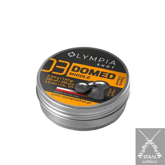 Olympia Shot Domed Middle 4,5mm