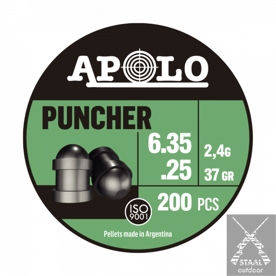 Apolo Puncher 6,35mm (.25) 37 Grain