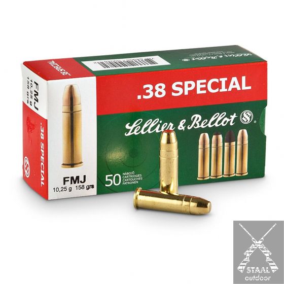 Sellier & Bellot .38 Special FMJ 158 grain