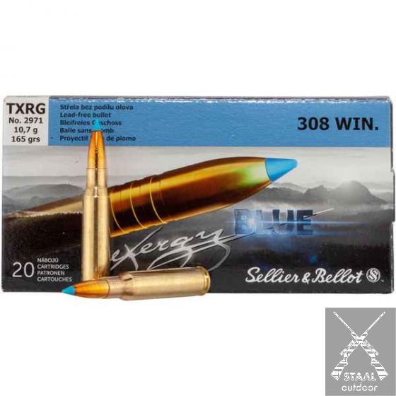 Sellier & Bellot .308 Winchester TXRG 165 grain