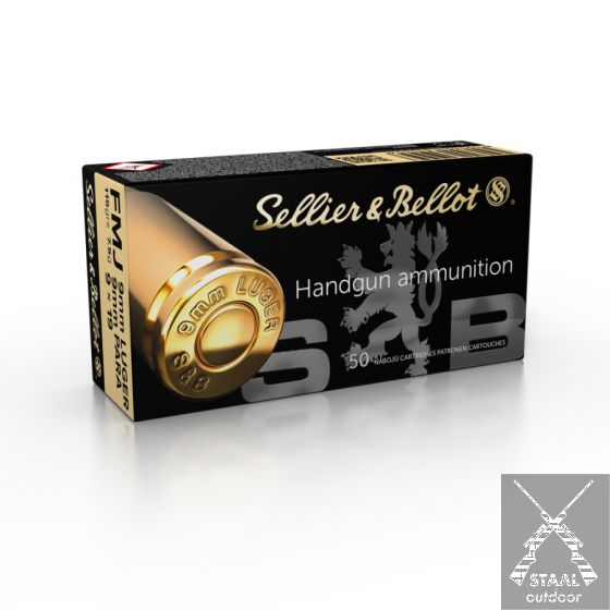 Sellier & Bellot 9mm Luger FMJ 115 grain 