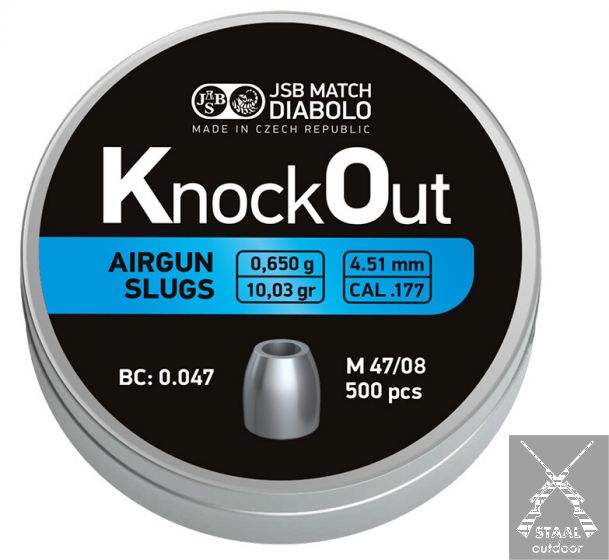 JSB Knock Out Slugs 4,51mm