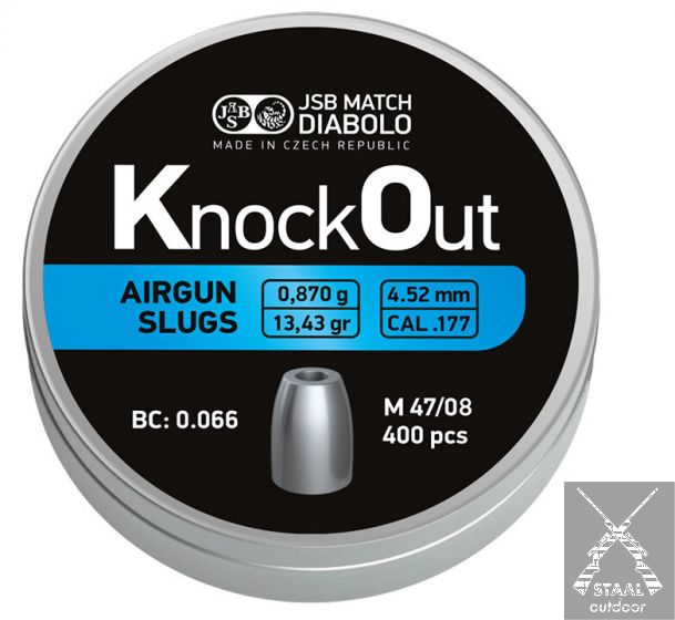 JSB Knock Out Slugs 4,52mm