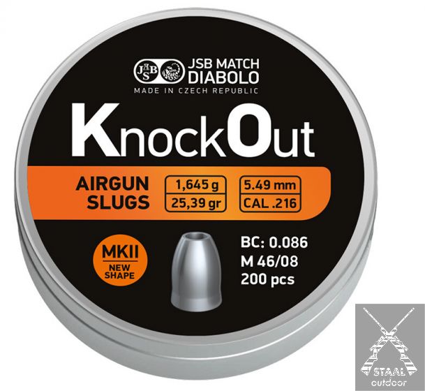 JSB Knock Out Slugs MKII 5,5mm .216