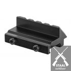 BO 45 Degree Picatinny Rail 4-slots