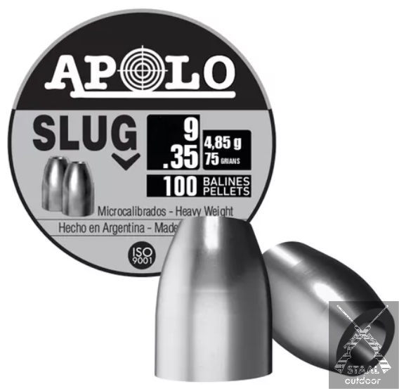 Apolo Slug 9mm (.35) 75 Grains