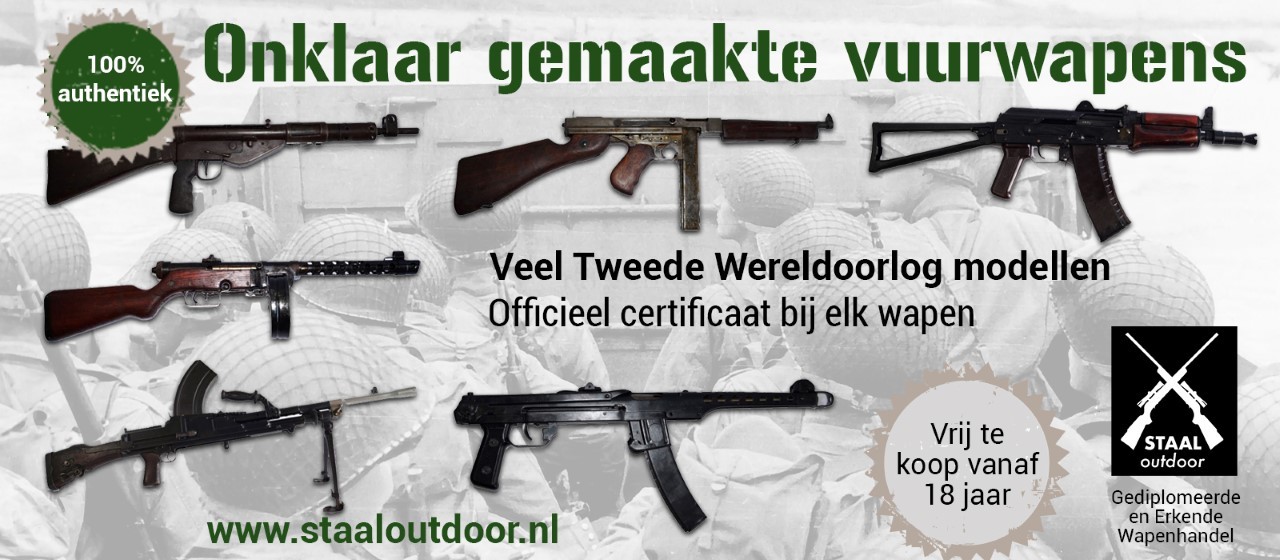 Klik hier voor alle onklaar gemaakte vuurwapens